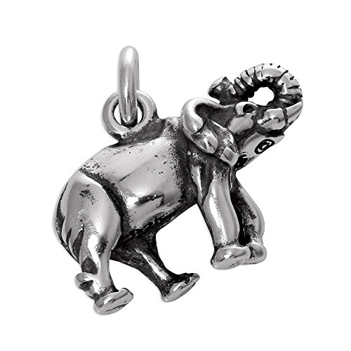 Sterling Silber Elefant Charm Ohrhänger von TheCharmWorks