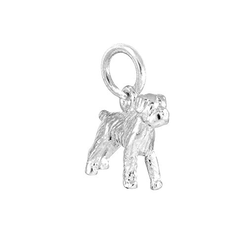TheCharmWorks 925 Sterlingsilber Boxer Hund Charm Anhänger von TheCharmWorks