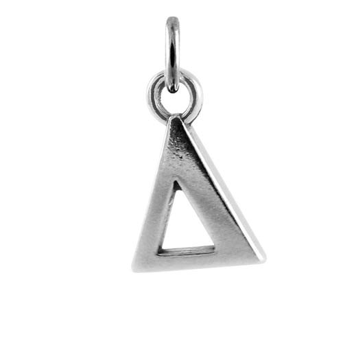 TheCharmWorks 925 Sterlingsilber Delta Griechischer Buchstabe Charm Anhänger von TheCharmWorks