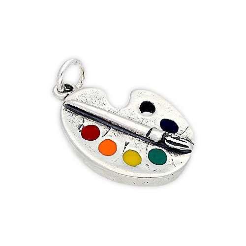TheCharmWorks 925 Sterlingsilber Farbpalette Charm Anhänger von TheCharmWorks