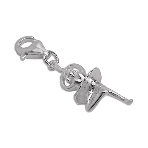 jewellerybox TheCharmWorks 925 Sterlingsilber Tanzende Ballerina Charm Anhänger zum Anklipsen von jewellerybox