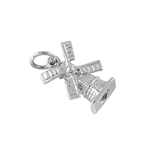 TheCharmWorks Sterling-Silber Holländische Windmühle Charmanhänger | Sterling Silver Dutch Windmill Charm TheCharmWorks Sterling-Silber Holländische Windmühle Charmanhänger | Sterling Silver Dutch Windmill Charm von TheCharmWorks