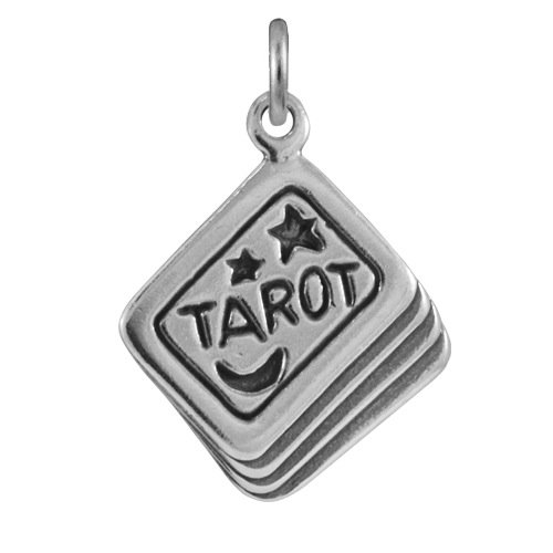 jewellerybox TheCharmWorks Sterling-Silber ' Tarot ' Tarot-Karten Charmanhänger | Sterling Silver Tarot Cards Charm von jewellerybox