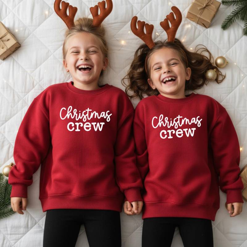Weihnachts-Crew-Sweatshirt, Passendes Weihnachts-Sweatshirt, Familien-Weihnachtshemden, Gruppen-Weihnachts-Sweatshirts, Urlaubs-Sweatshirts Für von TheChelleShoppe