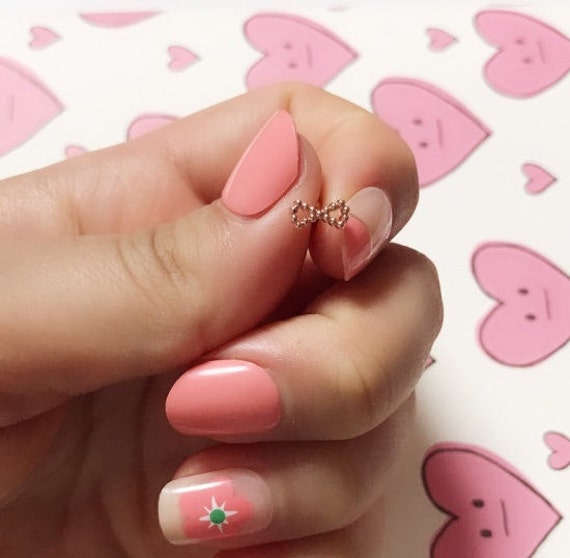 Ribbon 14K Rose Gold Pin Piercing/Messing/14K Gold-Pin Ohrstecker/Tragus Piercing/Helix Ohrring/Conch Piercing-16 von TheClaireStory