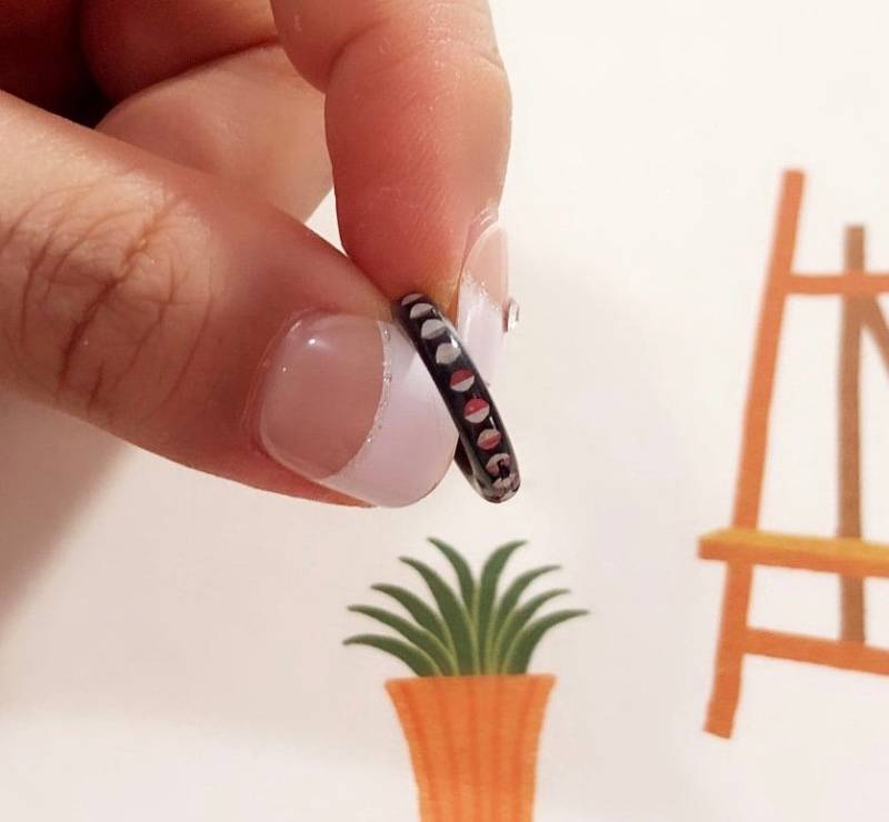 Rund Geschnittene Schwarze Edelstahl Creolen/Creolen-Piercing/Edelstahl Creolen/Schwarze Creolen/Knorpelohrring von TheClaireStory