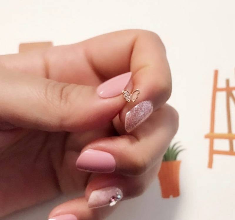 Schmetterling 14K Rosegold Cz Ohrstecker Tragus Helix Conch Piercing von TheClaireStory