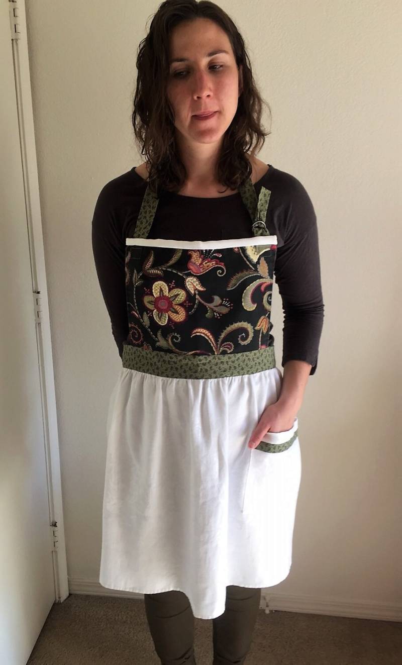 Elegante Schürze - Geschenk Damast Bib Frauen Elegante Schürze - Geschenk Damast Bib Frauen von TheClappingOak