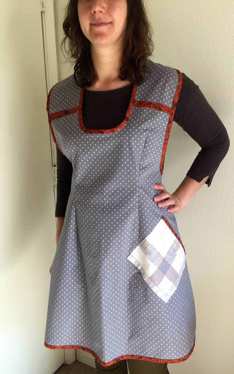 Mid-Century Modern Damen Schürze Polka-Dots Mid-Century Modern Damen Schürze Polka-Dots von TheClappingOak