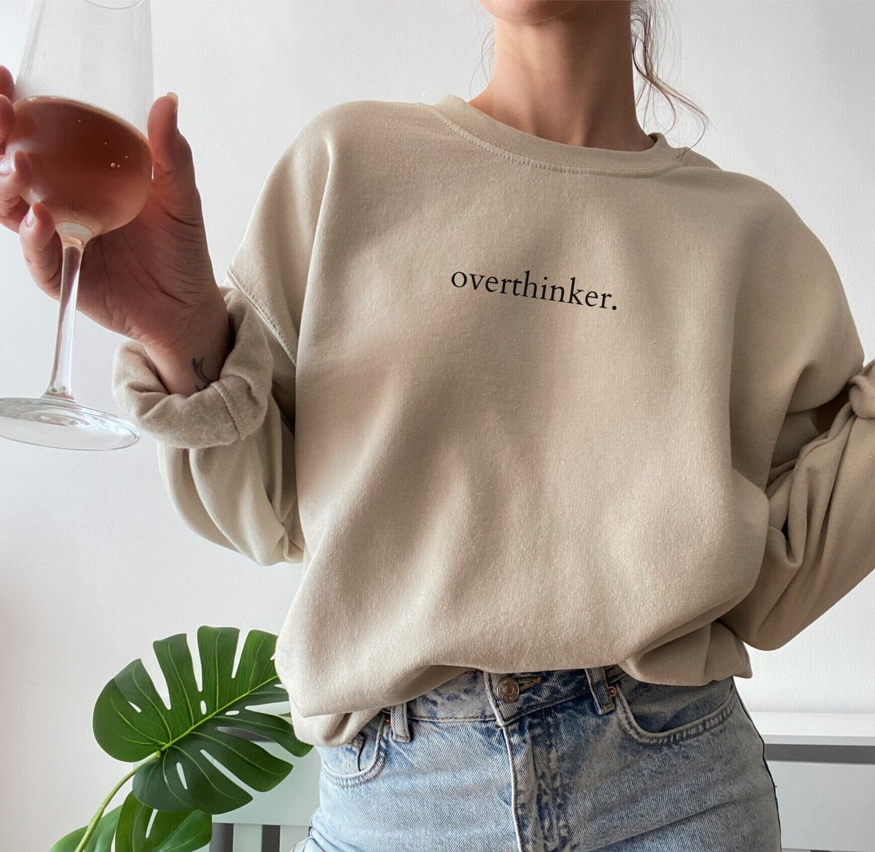 Overthinker Sweatshirt, Angst Shirt, Just Breathe, Tiktok Pullover, Breath in Breathe Out, Geschenk Für Sie, Unisex Ängstliches Shirt Overthinker Sweatshirt, Angst Shirt, Just Breathe, Tiktok Pullover, Breath in Breathe Out, Geschenk Für Sie, Unisex Ängstliches Shirt von TheClarkeCloset