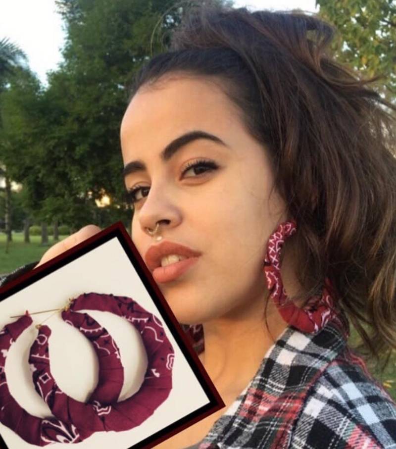 Rot/Schwarz Blau Grün Gelb Orange Tarnfarben Paisley Stoff Große Creolen Rot/Schwarz Blau Grün Gelb Orange Tarnfarben Paisley Stoff Große Creolen von TheCloset760