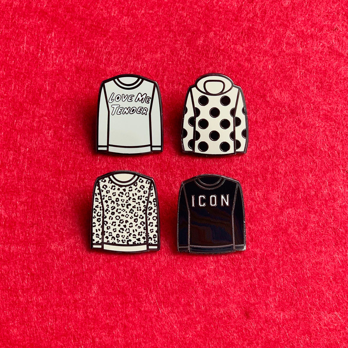 David Es Sweater Kollektion Set 2 Reversnadeln von TheColorfulGeek