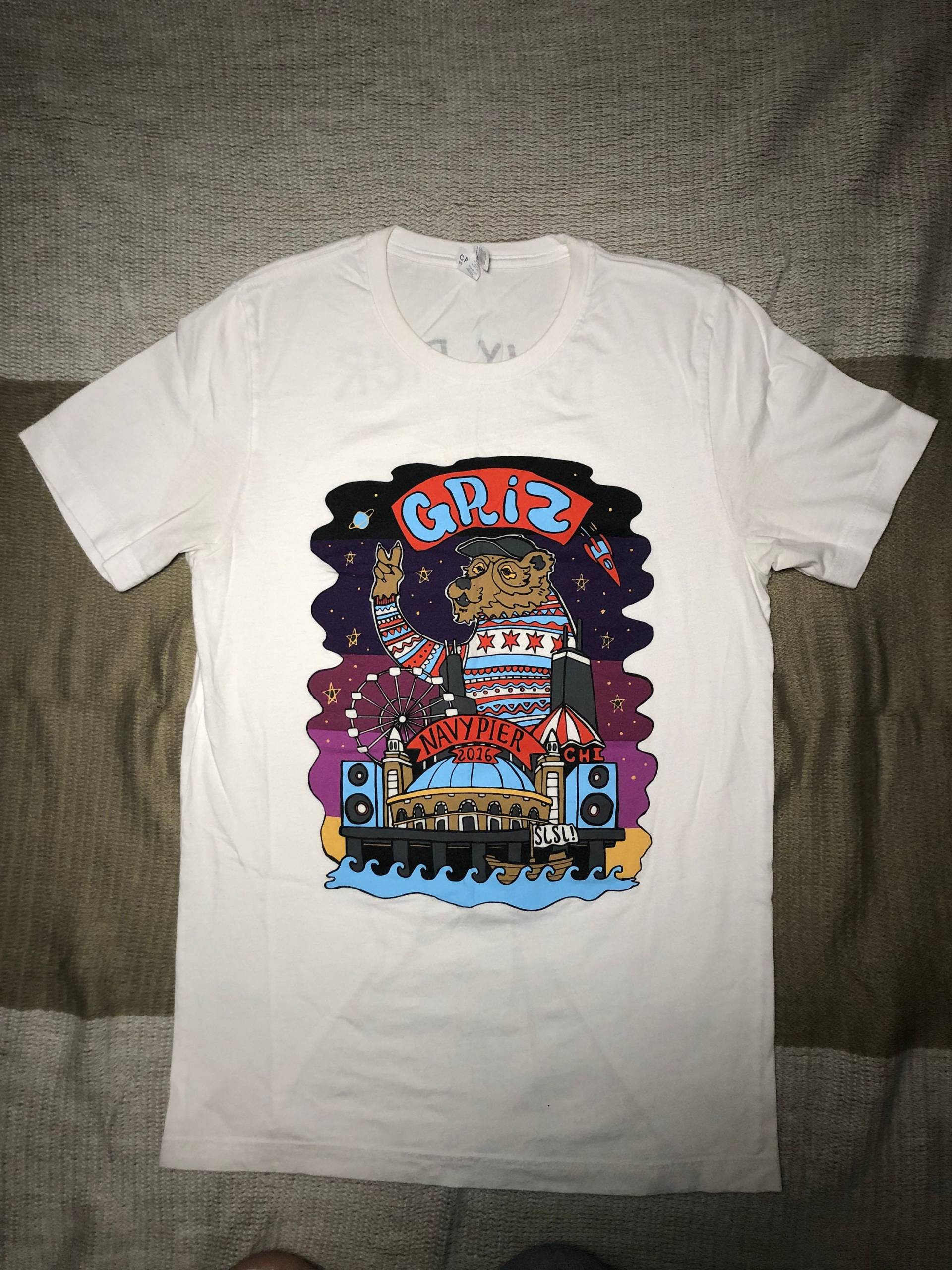 Neue Griz Chicago Marine Pier T Shirt Neue Griz Chicago Marine Pier T Shirt von TheConsignmentCafe
