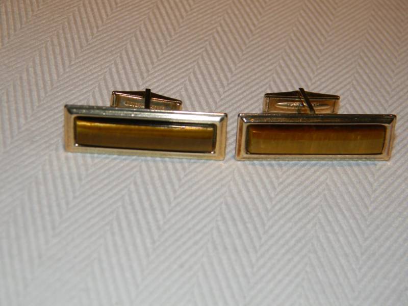 Seltene Jaguar Marke Gold Gefüllt Tigers Augen Manschettenknöpfe von TheConsummateImage