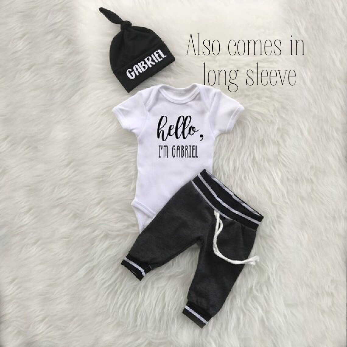 Baby Junge Kommen Nach Hause Outfit/Personalisierte von TheCoziKinCo