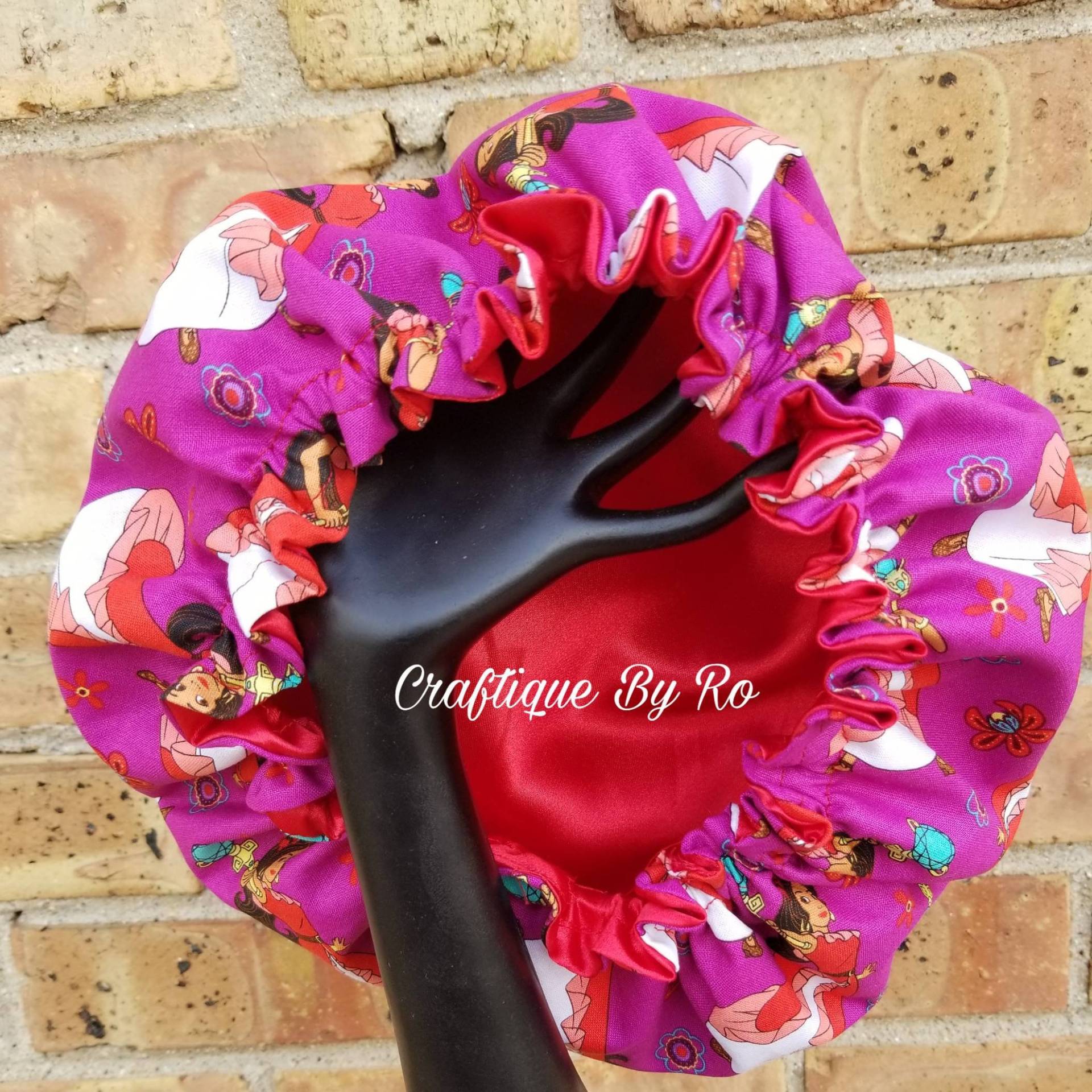 Satin Stoff Bonnet - Natürliche Bonnnet Geburtstagsgeschenk Haarhaube Satin Stoff Bonnet - Natürliche Bonnnet Geburtstagsgeschenk Haarhaube von TheCraftiqueByRo