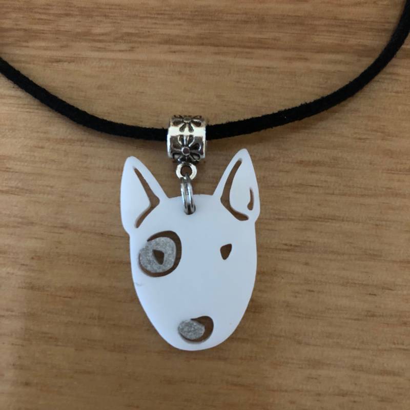 Bull Terrier Halskette Anhänger Bull Terrier Halskette Anhänger von TheCraftyBT