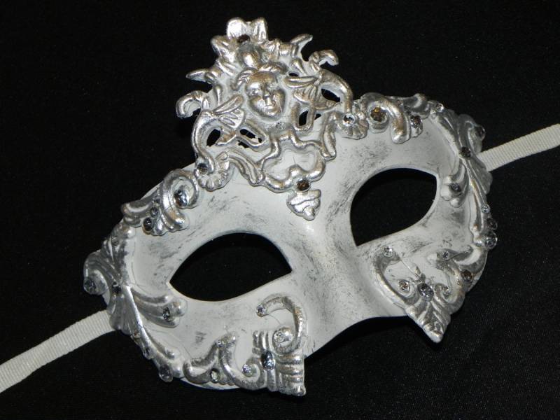 Weiß Und Silber Roman Kaiser Halloween Maske - Männer-Maske Weiß Und Silber Roman Kaiser Halloween Maske - Männer-Maske von TheCraftyChemist07