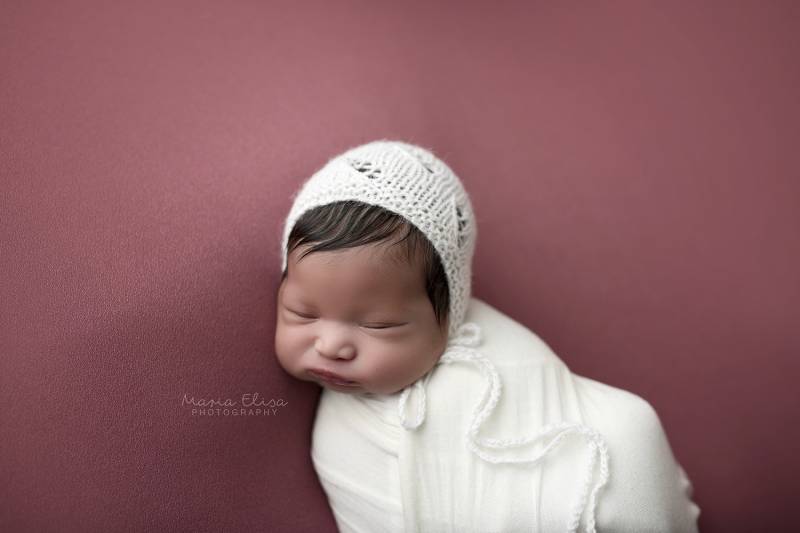 Neugeborenen Weiße Mütze, Neugeborene Taufbabymütze von TheCraftyEuropean