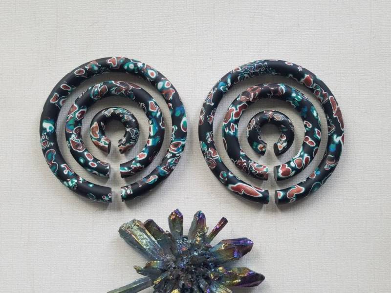 Fragmented Dreams // Hoop Plugs Gauges Verträumtes Acid Finish Individuell Wählbar 1 - 3 Zoll Fragmented Dreams // Hoop Plugs Gauges Verträumtes Acid Finish Individuell Wählbar 1 - 3 Zoll von TheCreatorsCreations