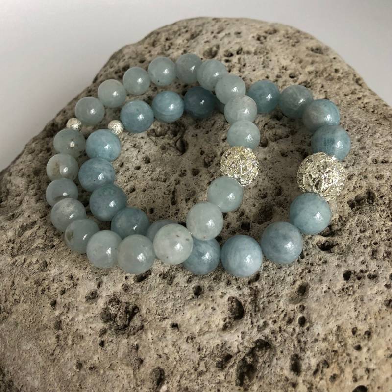 Aquamarin Armbänder von TheCreatorsGifts2017