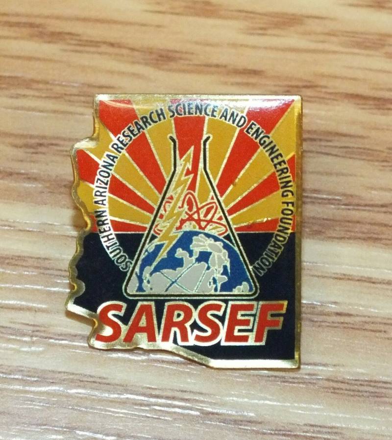 Vintage Sarsef Science & Engineering Foundation Sammelfigur Emaille Pin von TheCrewMBD