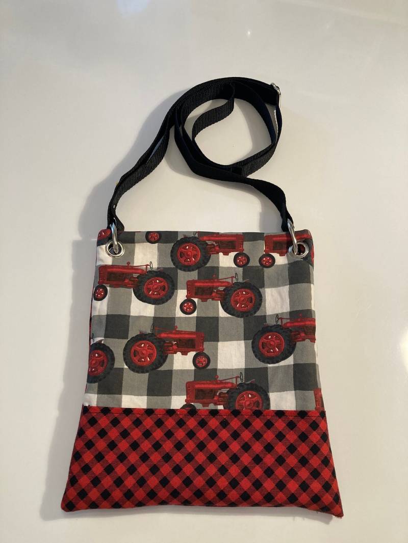 Geldbörse, Schulter, Cross Body, Schule, Para Erzieher, Pro, Traktor, Bauernhof von TheCrossBodyBagShop