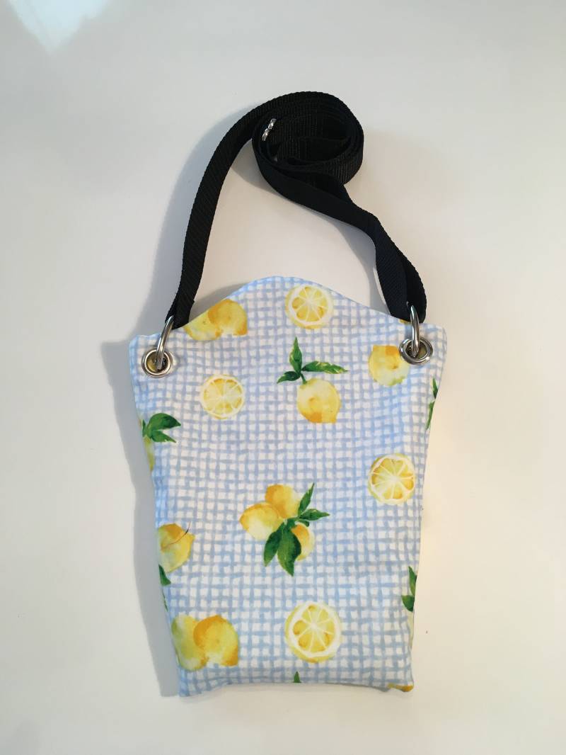 Zum Verkauf Umhängetasche, Handtasche, Hands Free Shopping, Zitronen, Gelb, Blau Zum Verkauf Umhängetasche, Handtasche, Hands Free Shopping, Zitronen, Gelb, Blau von TheCrossBodyBagShop