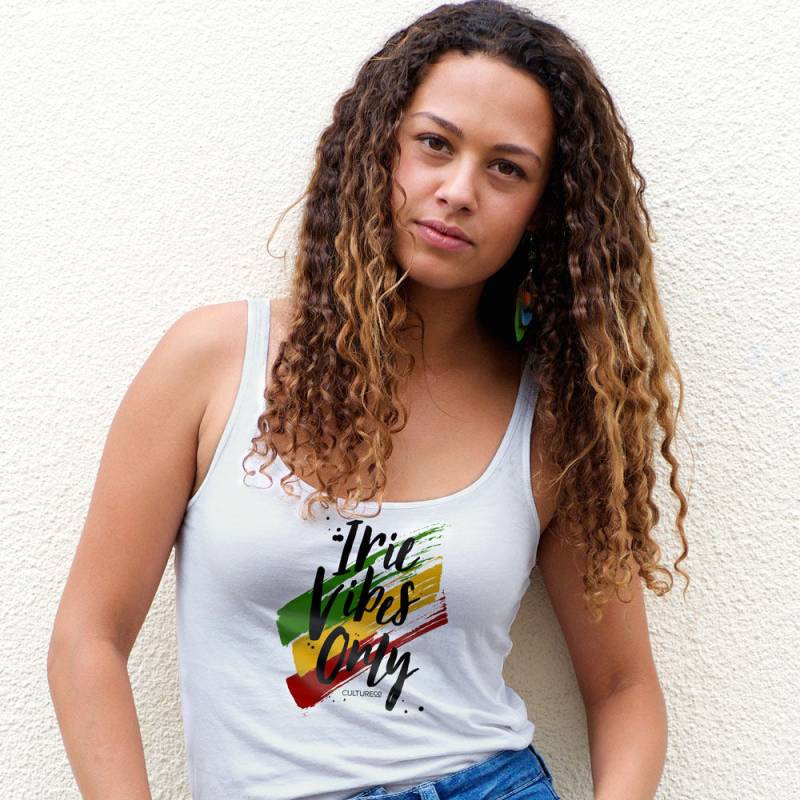 Irie Vibes Nur/Gute Jamaika Shirt Reggae Positive Stimmung Jamaikatragen Mode Tank-Top von TheCultureCo