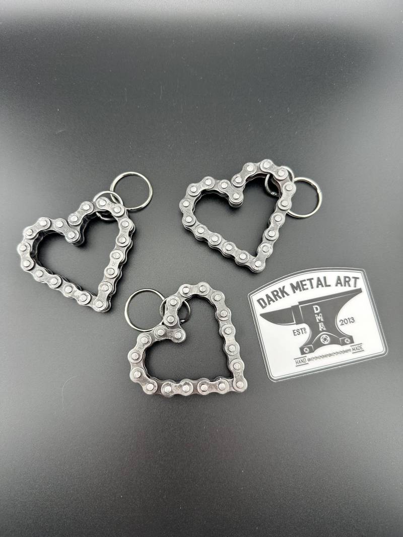 Herz Schlüsselanhänger Herz Schlüsselanhänger von TheDaRkMetalArtStore