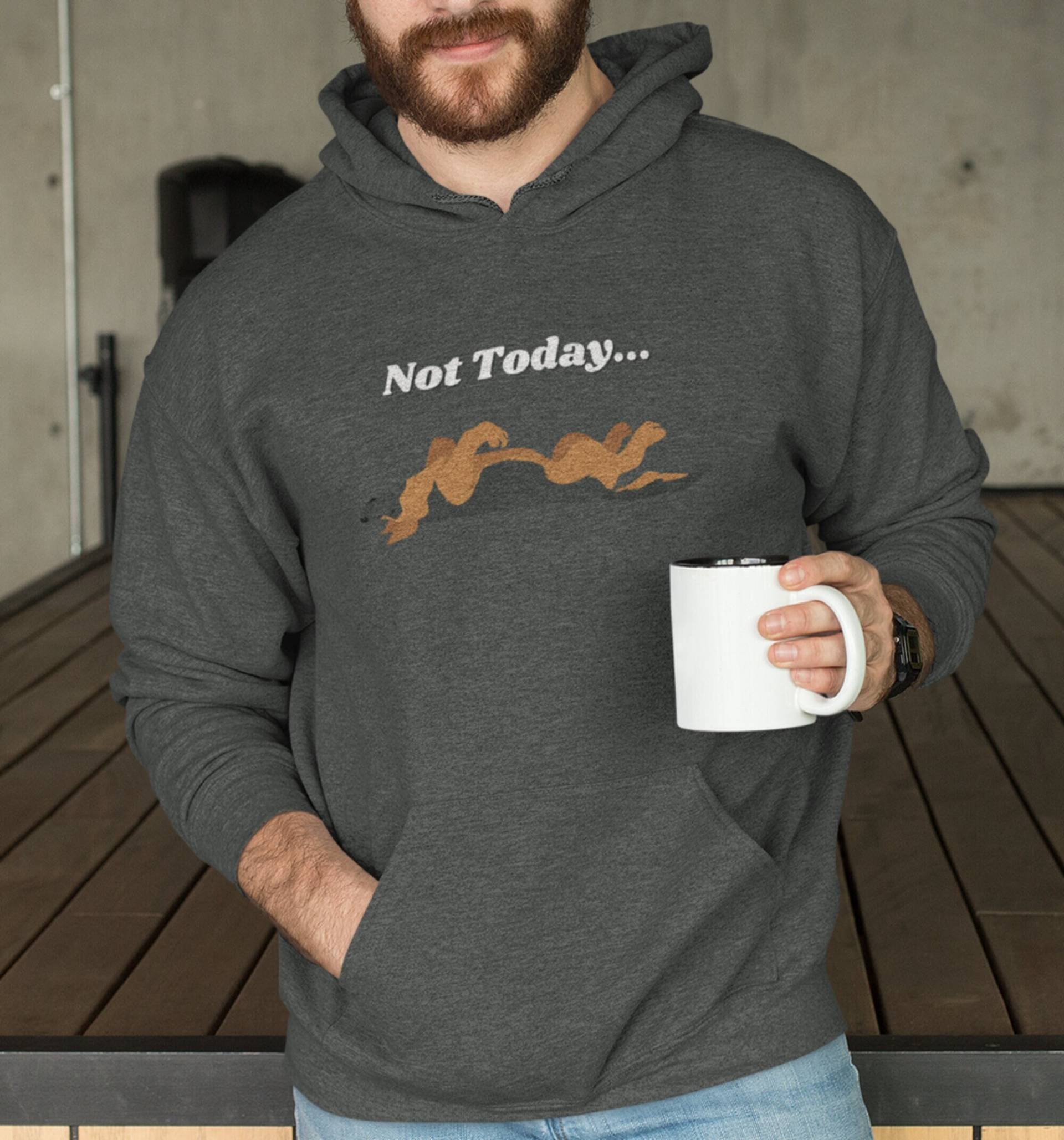 Deutscher Schäferhund Nicht Heute Hoodie/Lustiger Fauler Mama Papa Unisex Sweatshirt von TheDailyDogDesigns