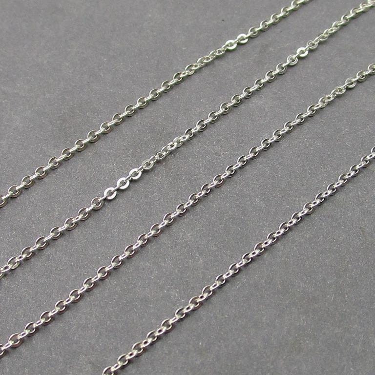 Leichte Sterling Silber Halskette Kette, Austauschbare Charme Anhänger 16 Zoll, 18 20 24 Geschenk Für Sie von TheDangleDiva