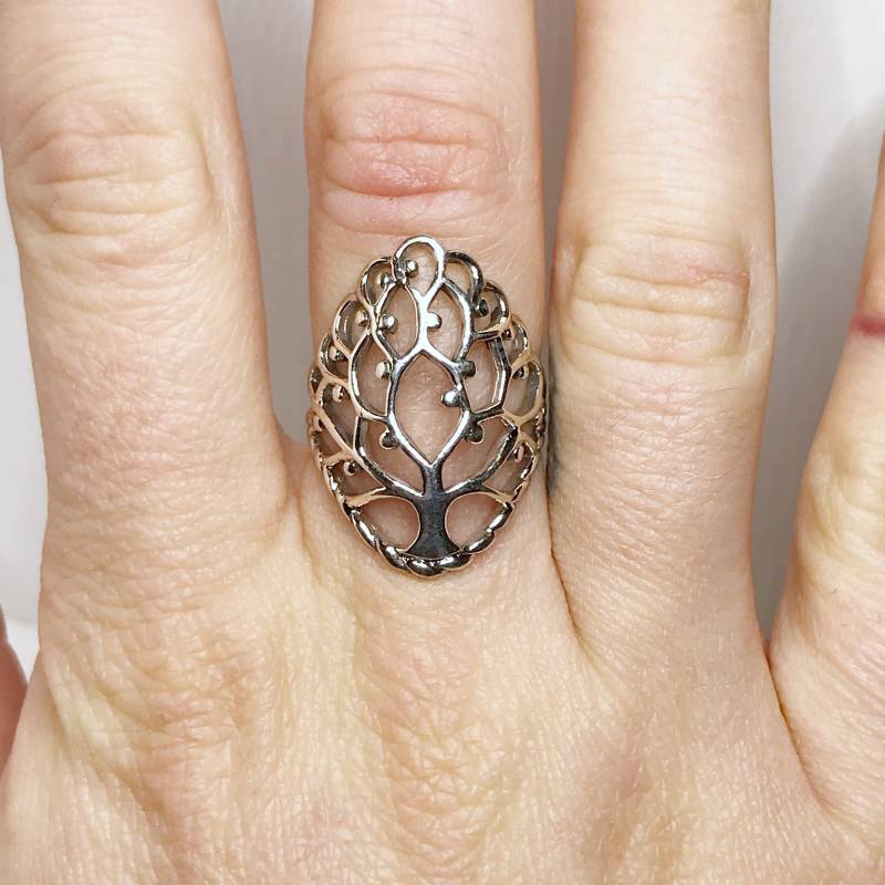 Salat Bush Ring Us 7-sterling Silber-Handgemachter Ring-Salat Schmuck-Heiliger Schmuck-Deals von TheDesertGoddess