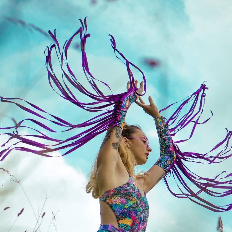 The Disco Tassel Sleeves - Festival Fashion Perfomance Und Cosplay Kostüm Von Spirits von TheDiscoSpirits