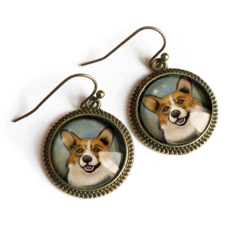 Corgis Hundeohrringe Corgis Hundeohrringe von TheDivineIguana