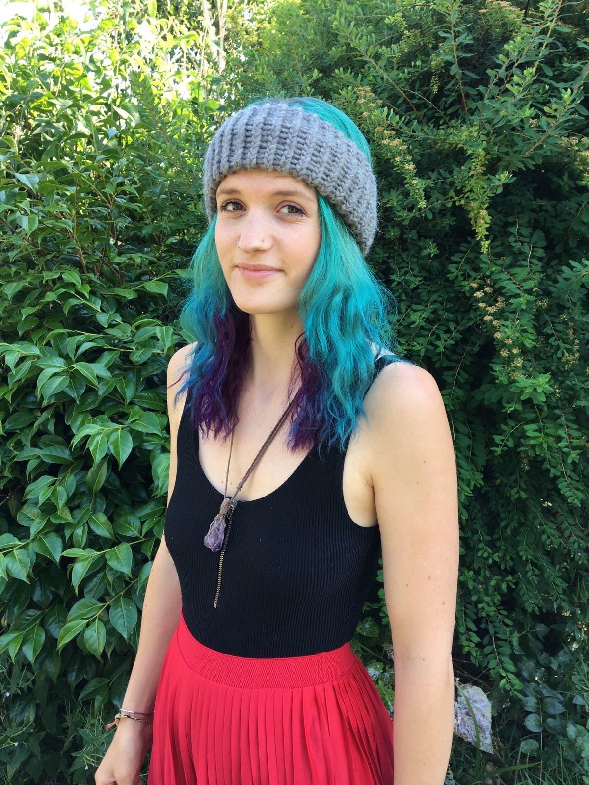 Handgestricktes Grobstrick Wolle Stirnband Ohrenwärmer, Yoga Accessoire von TheDorothyDays