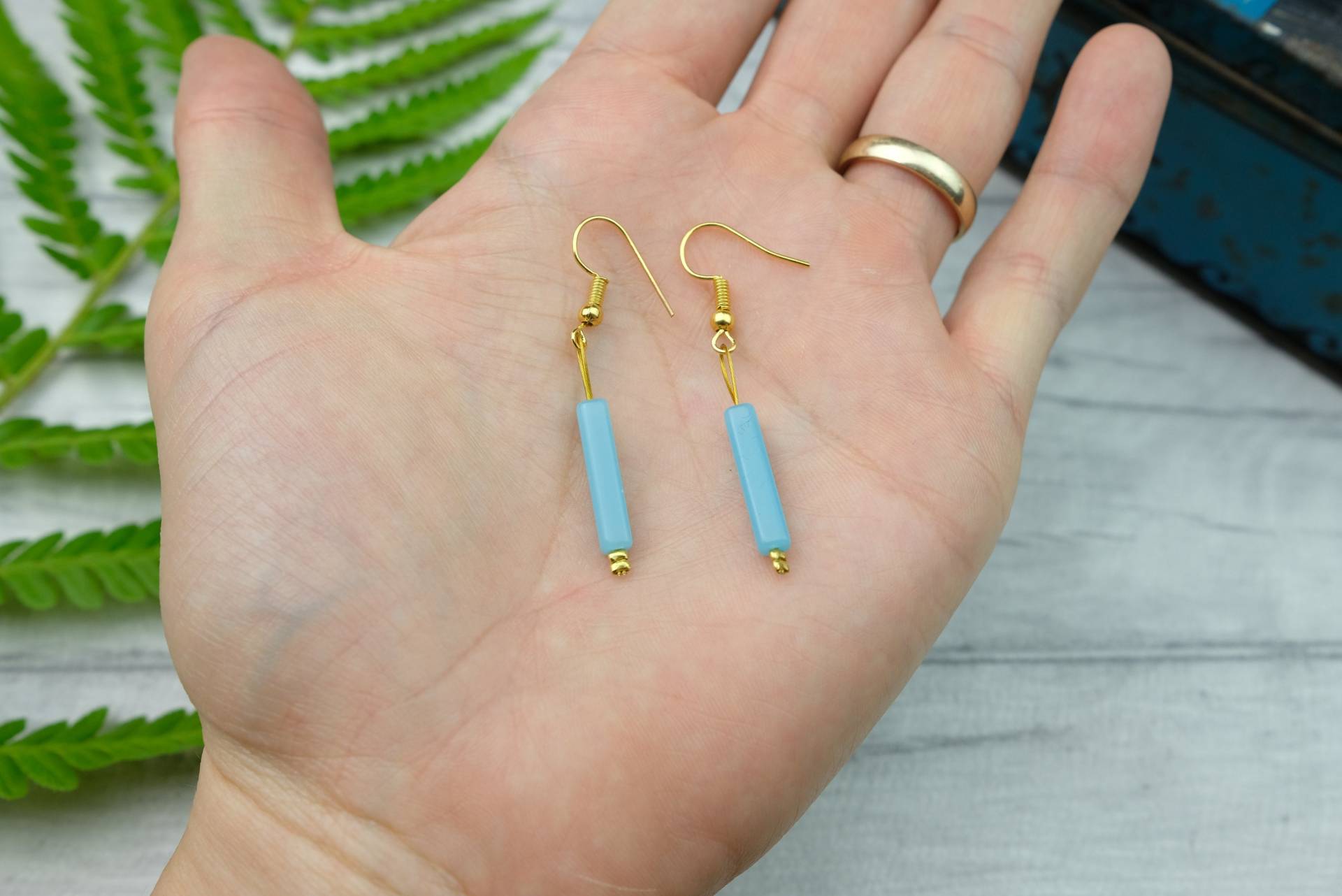 Pastellblaue Bunte Ohrringe - Tropfenohrringe Geschenke Für Frauen von TheDorothyDays