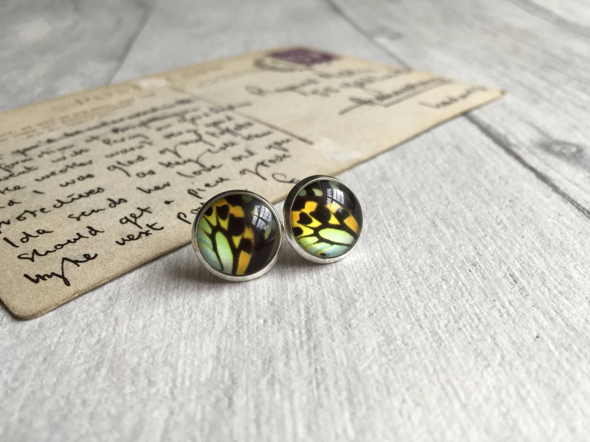 Schmetterling Ohrstecker Handgemachter Insekt Schmuck von TheDorothyDays