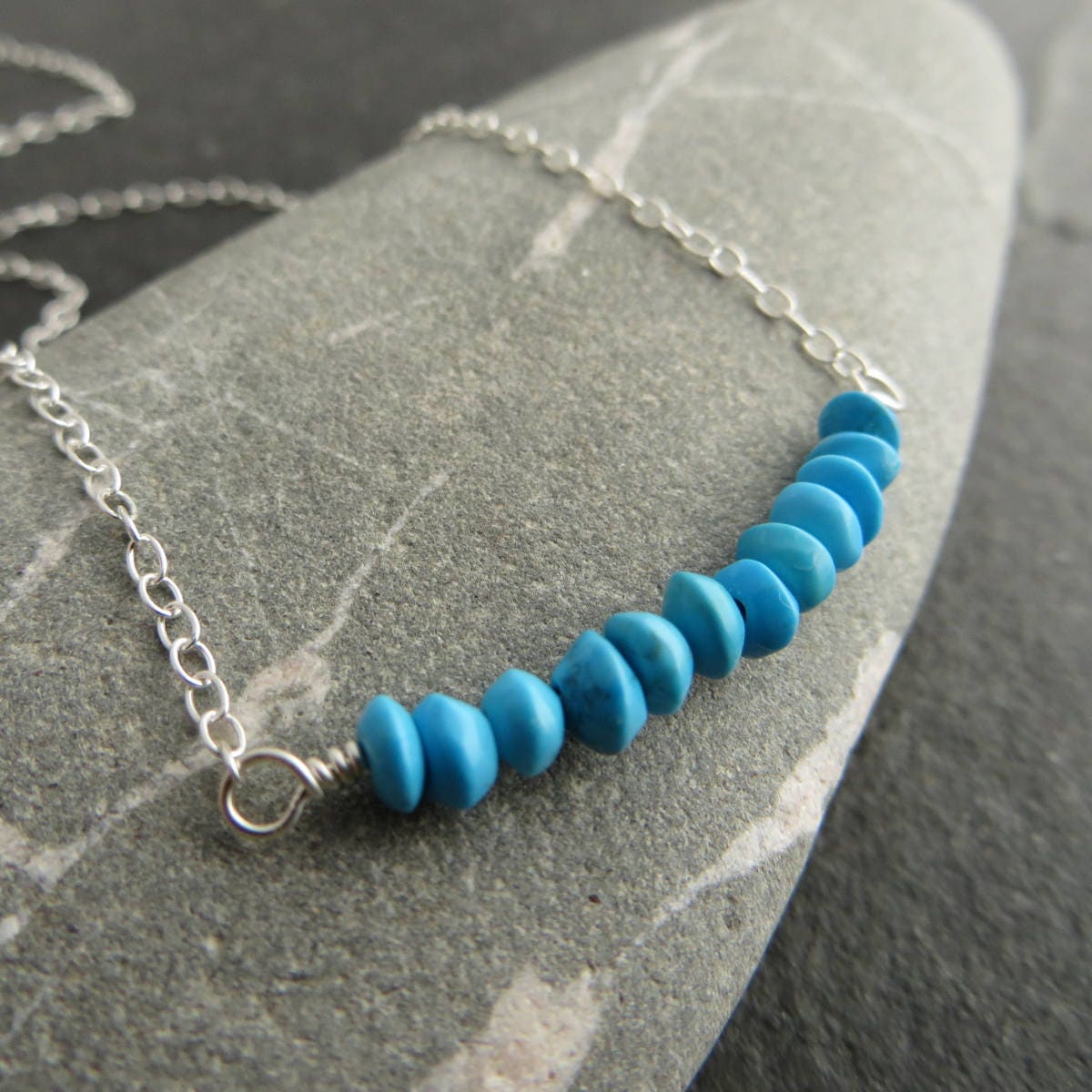 Dezember Geburtsstein Halskette, Echter Türkis Edelstein Anhänger, Layering Geschenk Für Geburtstag Dezember Geburtsstein Halskette, Echter Türkis Edelstein Anhänger, Layering Geschenk Für Geburtstag von TheDragonflyLane