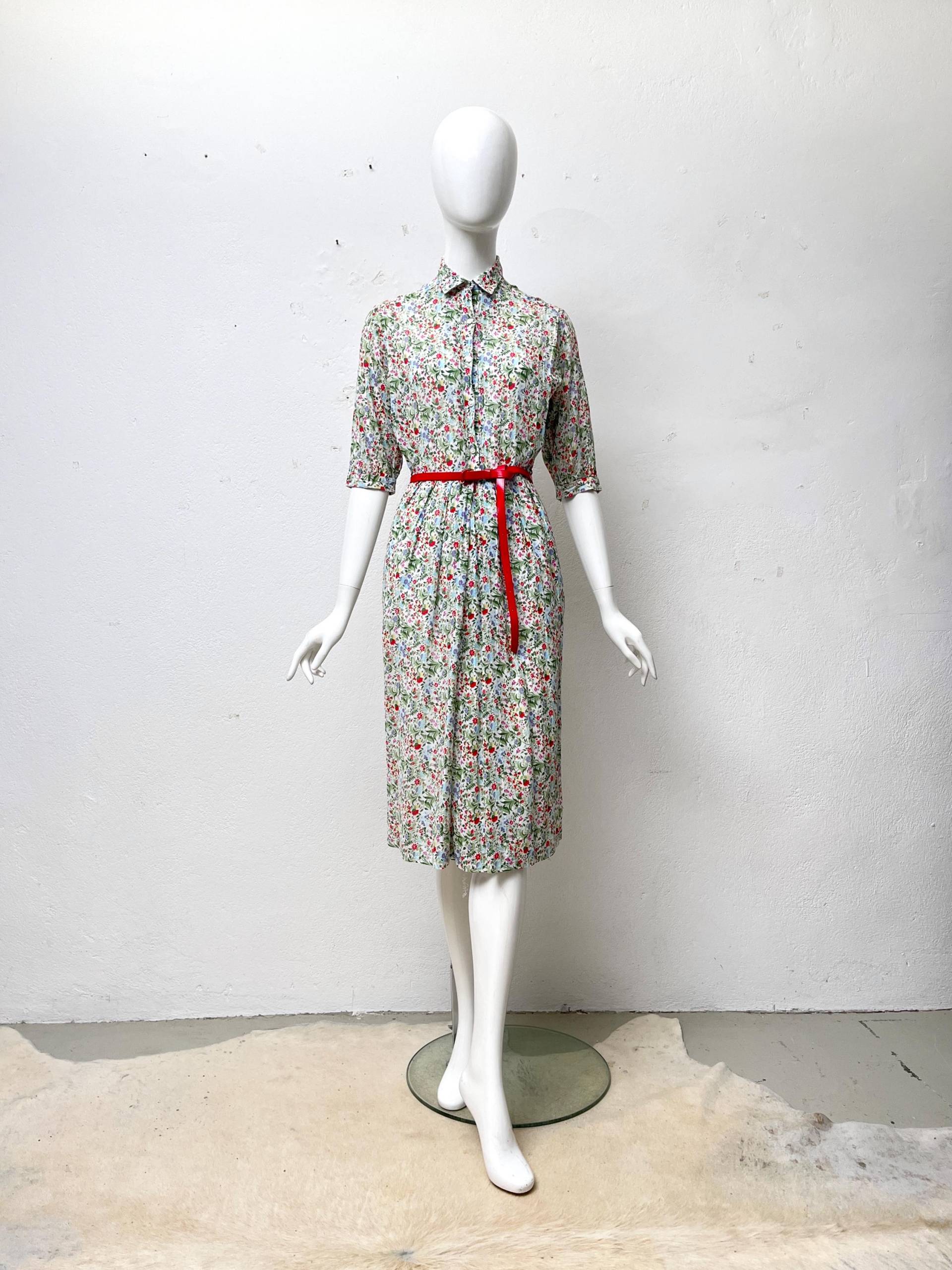 Blümchenkleid Bunt Millefleurs Baumwolle 1970S Kleid Mit Kragen Geknöpft Vintage Dress Flower Xs S Blümchenkleid Bunt Millefleurs Baumwolle 1970S Kleid Mit Kragen Geknöpft Vintage Dress Flower Xs S von TheDustyDecades
