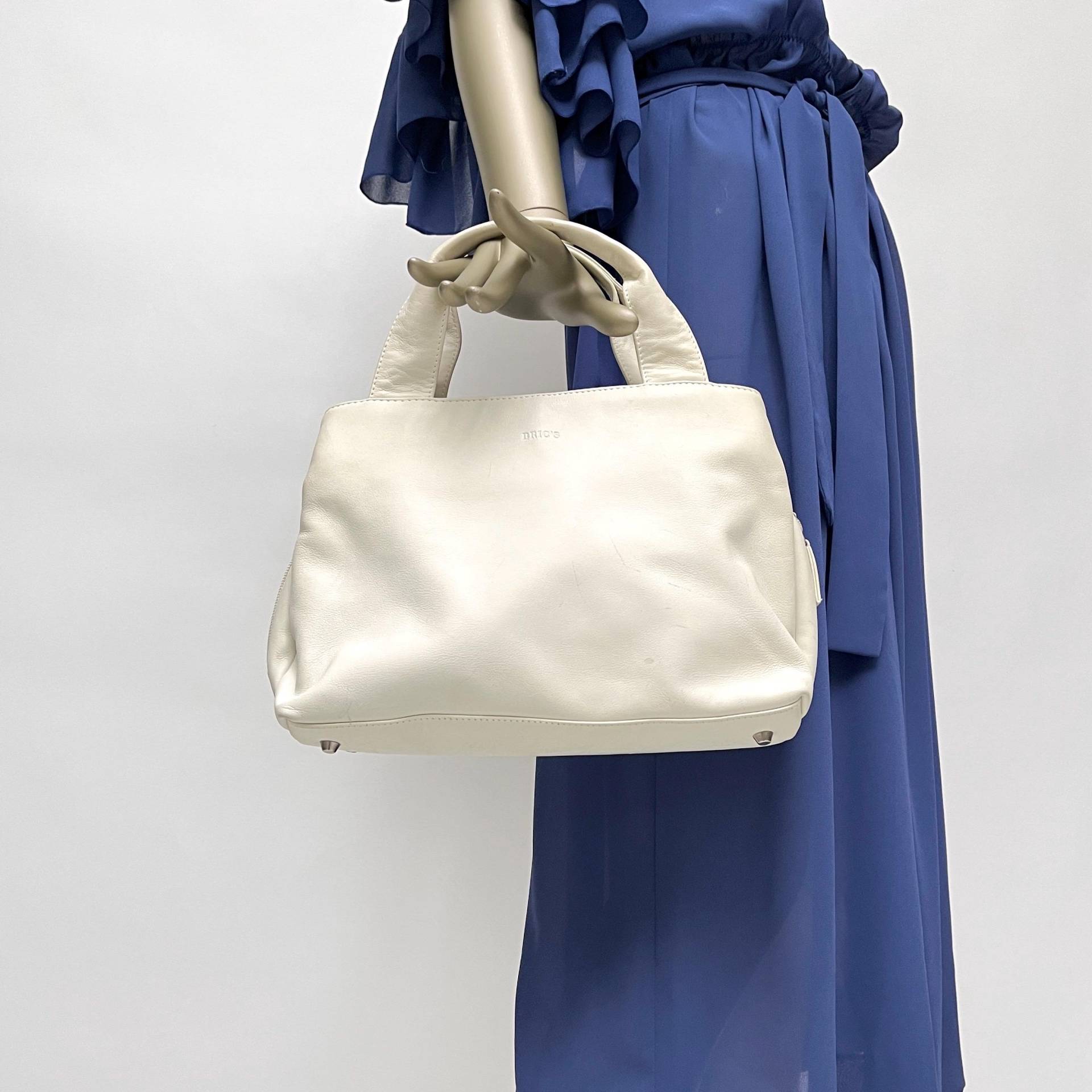 Ledertasche Weiß Brigs 90S Tasche Leder Vintage Umhängetasche von TheDustyDecades