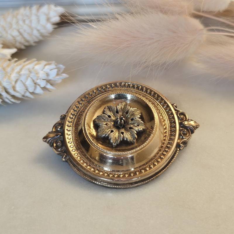 Antike Biedermeier Doublé-Brosche Antiker Schmuck Geschenk Idee von TheDustyPeony