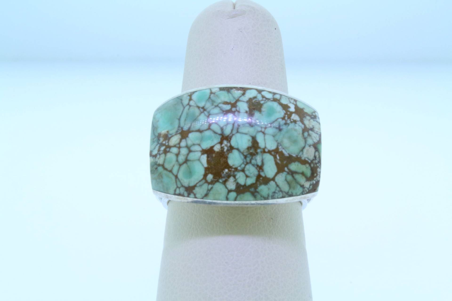 Chunky Sterling Silber & Türkis Ring Chunky Sterling Silber & Türkis Ring von TheEclecticistShop