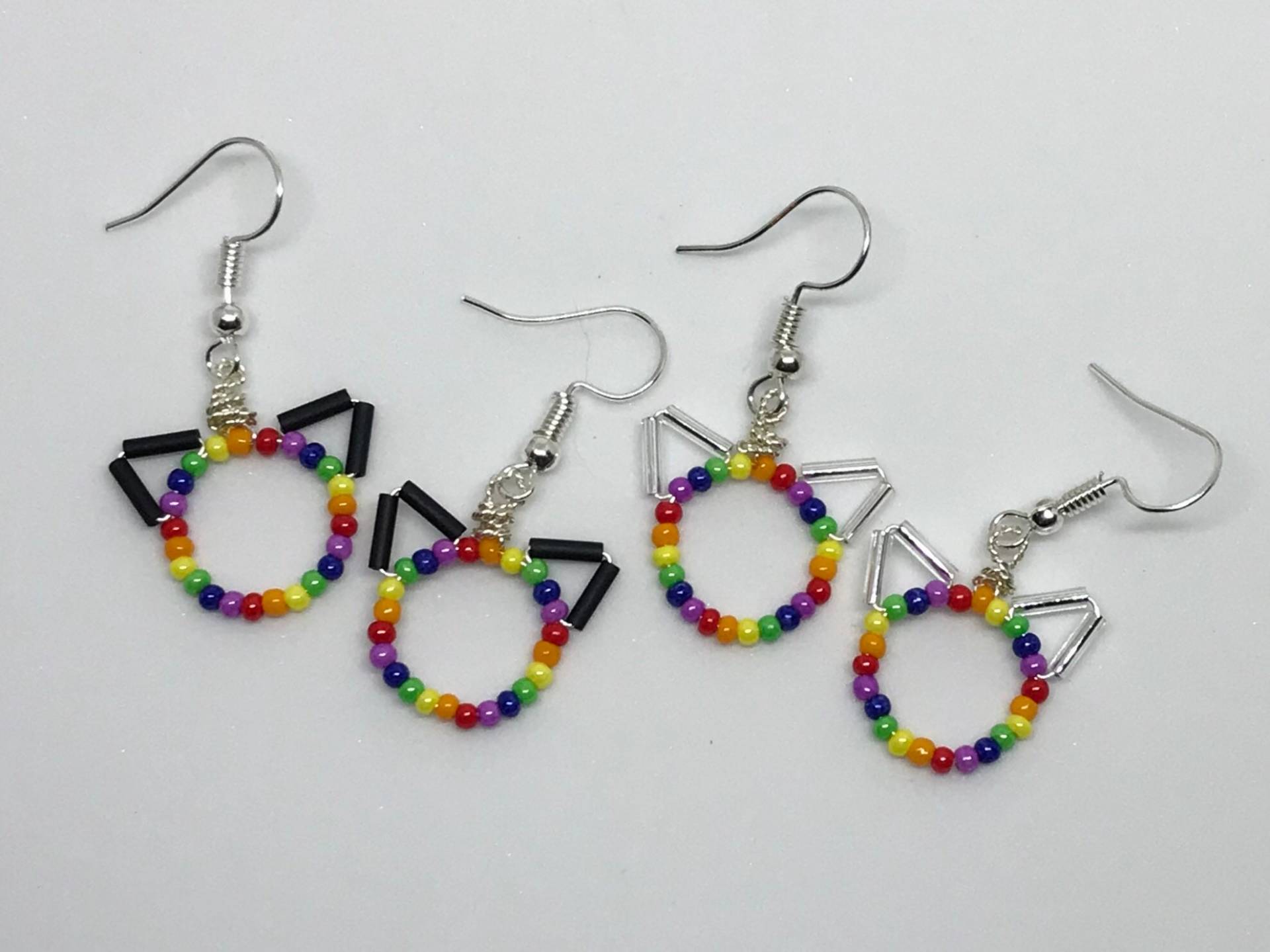 Regenbogen Kätzchen Ohrringe Von The Elven Cat Regenbogen Kätzchen Ohrringe Von The Elven Cat von TheElvenCat
