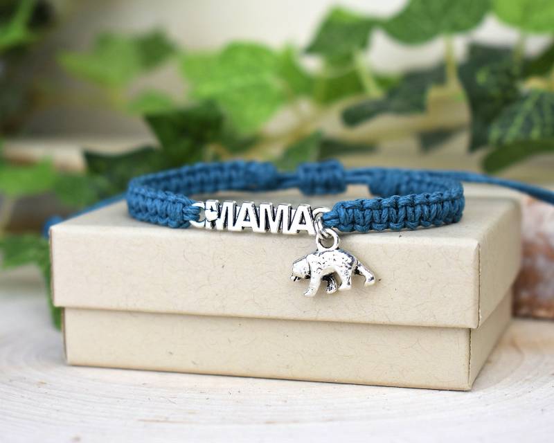 Mama Bär Armband - Hanf Armbänder Für Frauen Muttertagsgeschenk Geschenke Muttergeschenk Von Sohn Oder Tochter Trendy Schmuck Sie von TheEnglishIvy