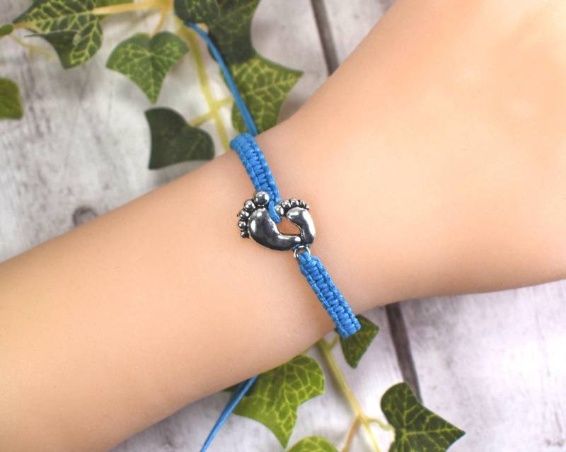 Mama Und Baby Fußabdruck Armband - Shower New Mutter Geschenk Füße Fuß Zehen Made To Order von TheEnglishIvy