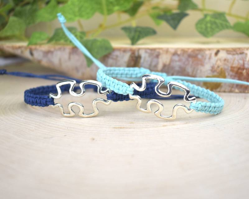 Puzzleteil Armband Set Für Paare Oder Freunde - Passende Paar Armbänder Verstellbarer Hanf Schmuck Jubiläums Und Freundschaftsgeschenke Puzzleteil Armband Set Für Paare Oder Freunde - Passende Paar Armbänder Verstellbarer Hanf Schmuck Jubiläums Und Freundschaftsgeschenke von TheEnglishIvy