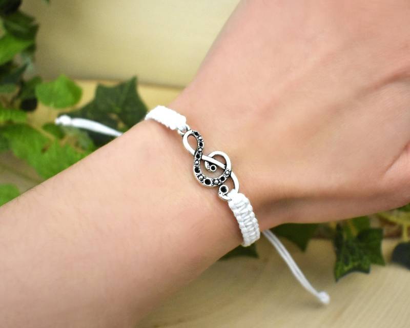 Violinschlüssel Hanf Armband Für Männer Oder Frauen - Einstellbare Musik Schmuck Geschenke Musiker Und Musikliebhaber Makramee String von TheEnglishIvy