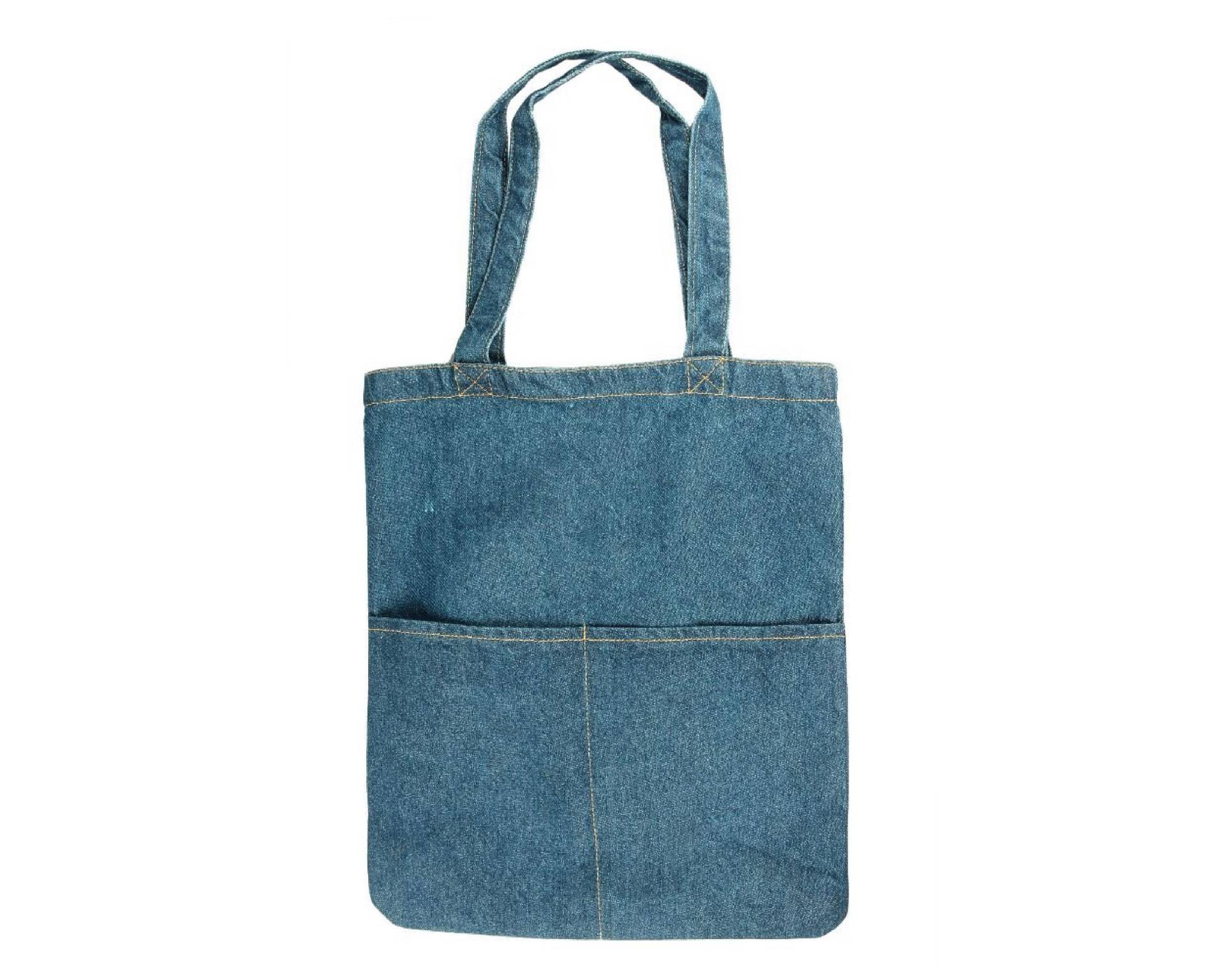 Denim Tasche, Fronttaschen, Umweltfreundlich, Einkaufstasche, Schultasche, Wiederverwendbare Shopper, Denim-Tasche, Strandtasche, Modetasche Denim Tasche, Fronttaschen, Umweltfreundlich, Einkaufstasche, Schultasche, Wiederverwendbare Shopper, Denim-Tasche, Strandtasche, Modetasche von TheFabricsHouse
