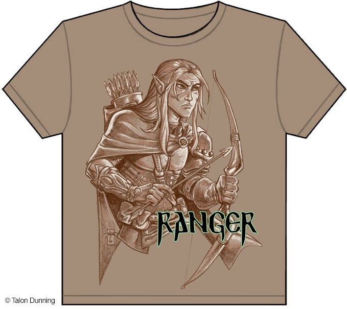 Dungeons & Dragons Classic Classes Ranger Shirt Dungeons & Dragons Classic Classes Ranger Shirt von TheFantasticGallery